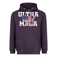 Plum ULTRA MAGA Heavyweight Hoodie - linhVisuals