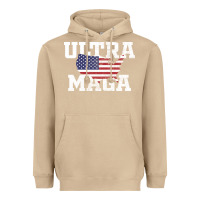 Mushroom ULTRA MAGA Heavyweight Hoodie - linhVisuals