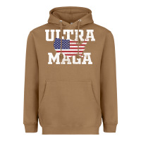 Toasted Coconut ULTRA MAGA Heavyweight Hoodie - linhVisuals