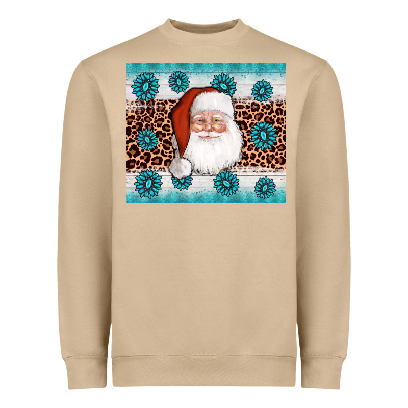 Santa Gemstone Heavyweight Sweatshirt by AdoDesignShop | Teevron