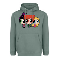 Sage power puff girls Heavyweight Hoodie - linhVisuals