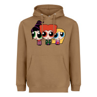 Toasted Coconut power puff girls Heavyweight Hoodie - linhVisuals