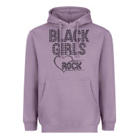 Lavender black girls rock Heavyweight Hoodie - linhVisuals