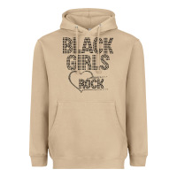 Mushroom black girls rock Heavyweight Hoodie - linhVisuals