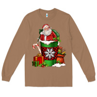 Toasted Coconut Christmas Santa Claus Coffee Cup Long Sleeve Tee - FaDigitalArtStudio