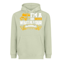 Matcha i'm a bus driver what is your superpower driving school bus t shirt Heavyweight Hoodie - linhVisuals