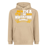 Mushroom i'm a bus driver what is your superpower driving school bus t shirt Heavyweight Hoodie - linhVisuals