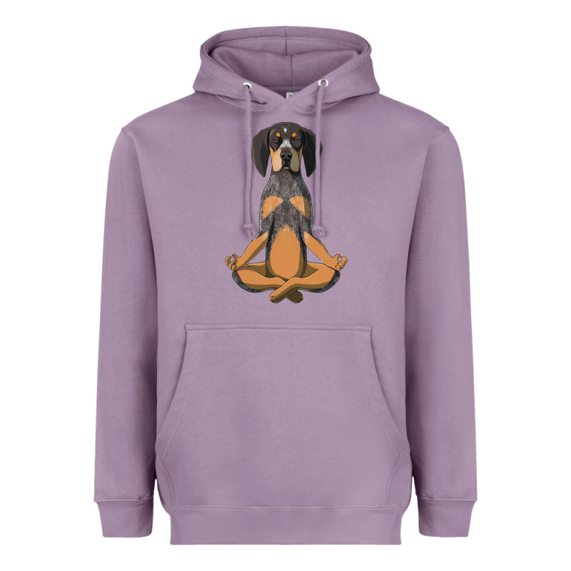 Yoga Fitness Bluetick Coonhound Dog 363 Bodybuilding Heavyweight Hoodie by linhVisuals | Teevron