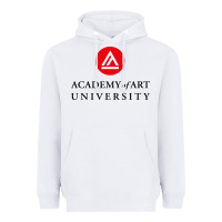 White academy of art, college design Heavyweight Hoodie - linhVisuals