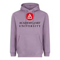 Lavender academy of art, college design Heavyweight Hoodie - linhVisuals