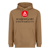 Toasted Coconut academy of art, college design Heavyweight Hoodie - linhVisuals