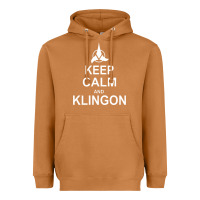 Meerkat keep calm and klingon Heavyweight Hoodie - linhVisuals
