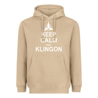 Mushroom keep calm and klingon Heavyweight Hoodie - linhVisuals