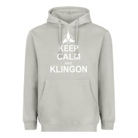 Moon Dust keep calm and klingon Heavyweight Hoodie - linhVisuals