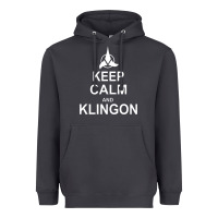 Smoke keep calm and klingon Heavyweight Hoodie - linhVisuals