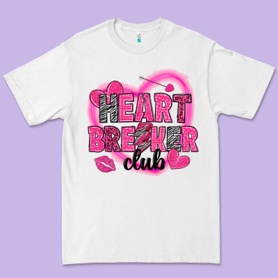 Heart Breaker Club Valentine's Day Premium Tee Designed By Howdyjamesfarm