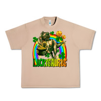 Burro luckysaurus St. Patricks Day Urban Heavy Tee - FaDigitalArtStudio