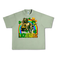 Luckysaurus St. Patricks Day Urban Heavy Tee | Teevron