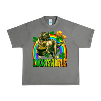 Tornado luckysaurus St. Patricks Day Urban Heavy Tee - FaDigitalArtStudio