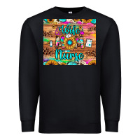 Black wife mom nurse Premium Sweatshirt - JahusDesignShop
