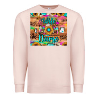 Pale Pink wife mom nurse Premium Sweatshirt - JahusDesignShop