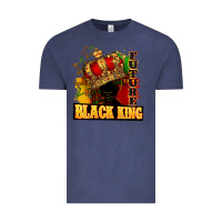 Vintage Denim Future black king Vintage Tee - FaDigitalArtStudio