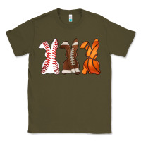 Army Green western easter support bunny Classic Tee - Artiststas