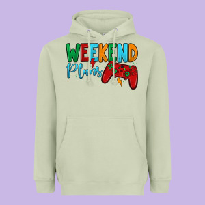 Weekend Plans Heavyweight Hoodie Designed By Jahusdesignshop