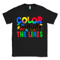 Black Color outside the lines Classic Tee - CowGirlArtShop