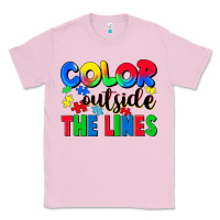 Bubblegum Pink Color outside the lines Classic Tee - CowGirlArtShop
