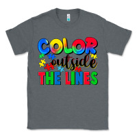 Charcoal Heather Color outside the lines Classic Tee - CowGirlArtShop