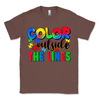 Chestnut Color outside the lines Classic Tee - CowGirlArtShop
