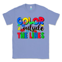 Colony Blue Color outside the lines Classic Tee - CowGirlArtShop