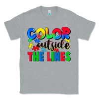 Heather Grey Color outside the lines Classic Tee - CowGirlArtShop