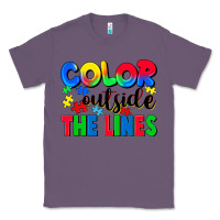 Lavender Color outside the lines Classic Tee - CowGirlArtShop