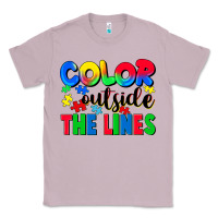 Lilac Color outside the lines Classic Tee - CowGirlArtShop
