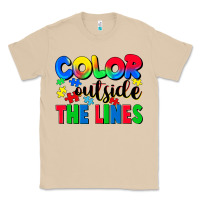 Mushroom Color outside the lines Classic Tee - CowGirlArtShop