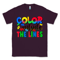 Plum Color outside the lines Classic Tee - CowGirlArtShop