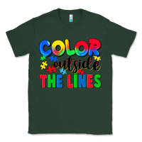 Sports Green Color outside the lines Classic Tee - CowGirlArtShop