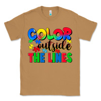 Toasted Coconut Color outside the lines Classic Tee - CowGirlArtShop
