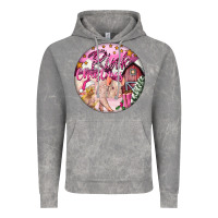 Cloud Rock pink christmas pig Vintage Hoodie - FaDigitalArtStudio