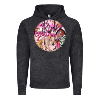 Vintage Black pink christmas pig Vintage Hoodie - FaDigitalArtStudio