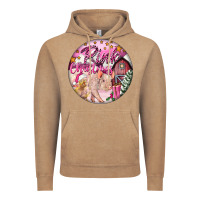 Vintage Coffee pink christmas pig Vintage Hoodie - FaDigitalArtStudio