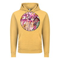 Vintage Mustard pink christmas pig Vintage Hoodie - FaDigitalArtStudio