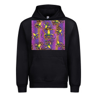 Black mardi gras fleur de lis Urban Hoodie - RanaPortraitStore