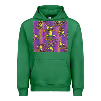 Emerald mardi gras fleur de lis Urban Hoodie - RanaPortraitStore