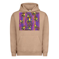 Pigment Burro mardi gras fleur de lis Urban Hoodie - RanaPortraitStore