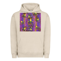 Pigment French Oak mardi gras fleur de lis Urban Hoodie - RanaPortraitStore