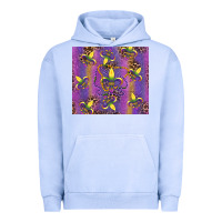Pigment Grape Ice mardi gras fleur de lis Urban Hoodie - RanaPortraitStore