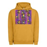 Pigment Peanut Butter mardi gras fleur de lis Urban Hoodie - RanaPortraitStore